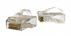 Hyperline PLEZ-8P8C-UA-C5-100 Разъем легкой оконцовки RJ-45 (8P8C) под витую пару, язычок Arch, кате