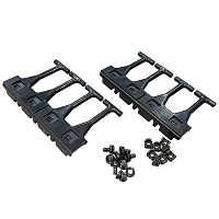LANMASTER LAN-DC-CB-4U-PF/S Кабельная гребенка 4U универсальная, с пальцами глубиной 106 мм, 2 шт.
