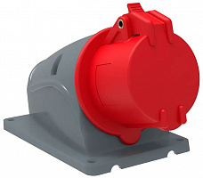 IEK PSN12-016-4 MAGNUM Розетка стац. ССИ-114 16А-6ч 380В 3P+PE IP44