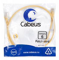 Патч-корды Cabeus PC-UTP-RJ45-Cat.6-1m-YL
