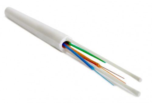 Волоконно-оптический кабель Hyperline FO-DPE-IN-9S-8-LSZH-WH