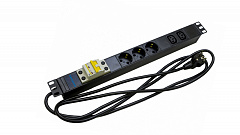 DANNMAN SDF19-3SH-2IEC-B-1x16-2.5EU Блок розеток для 19
