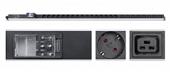 Cabeus PDU-32-16S-8C19-B-T Блок розеток вертикальный, 16 розеток Schuko, 8 розеток IEC 320 C19, 32А
