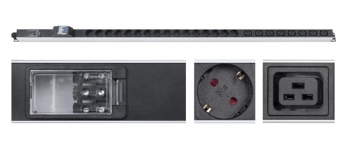 Блоки силовых розеток Cabeus PDU-32-16S-8C19-B-T