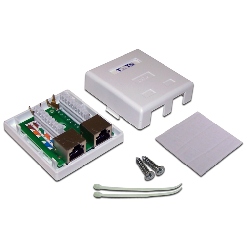 Компьютерные розетки TWT TWT-SM2-4545/S6-WH