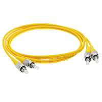 LANMASTER LAN-2FC-2FC/SA-1.5 Патч-корд оптический, LSZH, дуплексный, FC/APC-FC/APC, SM OS2, 1.5 м