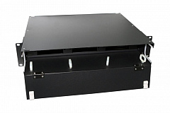 Hyperline FO-19BX-2U-F0-6xSLT-W120H32-EMP Патч-панель 19” универсальная, пустой корпус, 2U