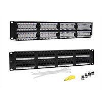 TWT TWT-PP48UTP/6 Патч-панель 48 портов, UTP, кат.6, 2U