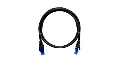 NIKOMAX NMC-PC4UE55B-010-C-BK Коммутационный шнур U/UTP 4 пары, Кат.6 (Класс E), 250МГц, 2хRJ45/8P8C
