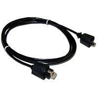 LANMASTER LAN6-S45-45-1.0-WP Индустриальный патч-корд FTP cat.6, IP68, 1.0 м, черный