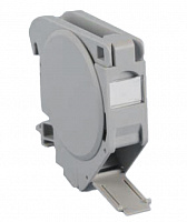 Hyperline FP-IE-DIN-KJ-1A-GY Крепление для Keystone Jack на DIN-рейку в распределительные щиты для п
