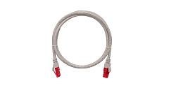 NIKOMAX NMC-PC4UA55B-050-C-GY Коммутационный шнур U/UTP 4 пары, Кат.6a (Класс Ea), 500МГц, 2хRJ45/8P