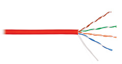 NIKOMAX NMC 9100C-RD Кабель U/UTP 4 пары, Кат.5e (Класс D), тест по ISO/IEC, 100МГц, одножильный