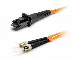 Hyperline FC-D2-50-MTRJM/PR-ST/PR-H-1M-LSZH-OR Патч-корд волоконно-оптический MM 50/125, ST-MTRJ