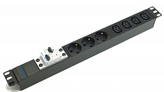 DANNMAN SDF19-3SH-4IEC-2B-1x32-CB Блок розеток для 19