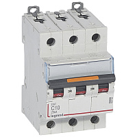 LEGRAND 409780 Авт.выкл.DX3 3П C10A 25кА