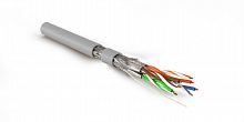 Кабель витая пара Hyperline SFTP4-C7A-S23-IN-LSZH-GY-500