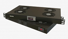 Hyperline TRFA-WB-MICR-4F-RAL9004 Модуль вентиляторный 19