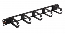 Кабельные организаторы (органайзеры) NIKOMAX NMC-OK800H-1U-BK-2