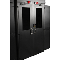 LANMASTER LAN-DC-HDRM-42Ux12 Распашные двери коридора 1200 мм для шкафов DCS 42U, стекло, без замка