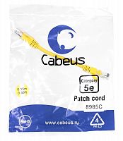 Патч-корды Cabeus PC-UTP-RJ45-Cat.5e-0.15m-YL