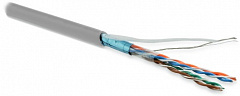 Hyperline FUTP4-C5E-P26-IN-LSZH-GY-100 (100 м) Кабель витая пара, экранированная F/UTP, категория 5e