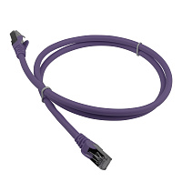 LANMASTER LAN-PC45/S6A-1.0-VI Патч-корд LSZH FTP кат.6A, 1.0 м, фиолетовый