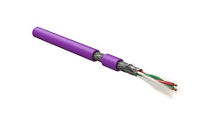Hyperline PFDP-SF-1x2x22/19-PVC-VL (500 м) Кабель для шины PROFIBus-DP, 1x2x22 AWG, многопроволочные