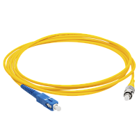 LANMASTER LAN-SC-FC/SU-15 Патч-корд оптический, LSZH, симплексный, SC/UPC-FC/UPC, SM OS2, 15 м