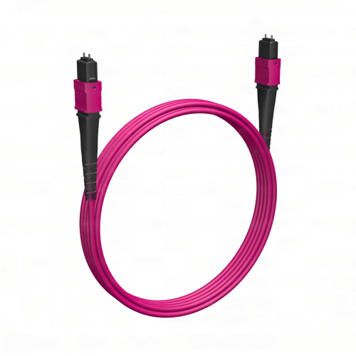 Патч-корды оптические Cabeus FOP-50-OM4-12-MPO(M)-12-MPO(M)-B-5m