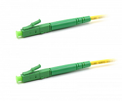 Cabeus FOP(s)-9-LC/APC-LC/APC-1m Шнур оптический simplex LC/APC-LC/APC 9/125 sm 1м LSZH