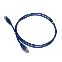 TWT TWT-45-45-15-BL Патч-корд UTP кат.5e, с заливными колпачками, 15.0 м, синий