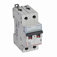 LEGRAND 407281 Авт.выкл.DX3-E C40 2П 6000/6kA