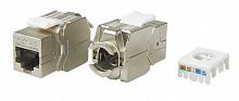 Модули Keystone Jack Hyperline KJ8-8P8C-C5e-180-TLS-SH-F-WH