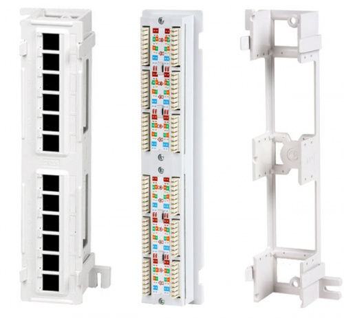 Патч-панели Hyperline PPW-12-8P8C-C5e