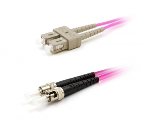 Патч-корды оптические Hyperline FC-D2-504-SC/PR-ST/PR-H-3M-LSZH-MG