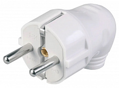 IEK EVP11-16-01-K01 Евровилка угловая белая 16А
