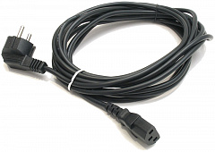 Cabeus PC-186-VDE-1.0-5M Кабель питания компьютера IEC 320 C13 - Schuko, 3x1.0 кв.мм, 10А, 5 м