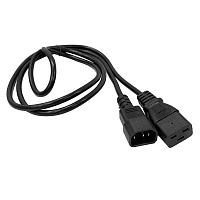 LANMASTER LAN-PP19/14-7.0-BK Шнур питания C19-C14, 3х0.75, 220В, 10А, черный, 7 метров