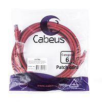 Патч-корды Cabeus PC-UTP-RJ45-Cat.6-5m-RD-LSZH