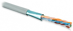 Hyperline FUTP4-C5E-S24-IN-PVC-GY-305 (305 м) Кабель витая пара, экранированная F/UTP, категория 5e