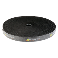 LANMASTER LAN-VCM30M-BK Хомут-липучка шириной 20 мм, 30 м, черный