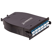LANMASTER LAN-MCSB-2M-24LC/OS2 MPO кассета OS2, 24xLC, тип B, низкие потери, черная