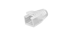 NIKOMAX NMC-RJBOOT75T-TR-100 Защитный колпачок для коннекторов RJ45, под кабели диаметром 7,5мм, с з