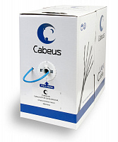 Cabeus UTP-4P-Cat.5e-SOLID-BL Кабель витая пара UTP (U/UTP), категория 5e, 4 пары 0.51мм (24 AWG)