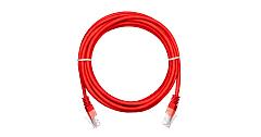 NETLAN EC-PC4UD55B-BC-PVC-020-RD-10 Коммутационный шнур U/UTP 4 пары, Кат.5е (Класс D), 100МГц, 2хRJ