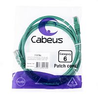 Патч-корды Cabeus PC-UTP-RJ45-Cat.6-1.5m-GN-LSZH
