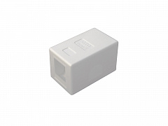 Datarex DR-5001 Корпус розетки для модуля Keystone, 1 порт, белый