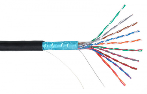 Кабель витая пара NETLAN EC-UF010-5-PE-BK-3