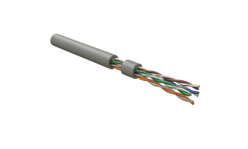 Кабель витая пара Hyperline UUTP4-C5E-S24-IN-LSLTX-GY-305